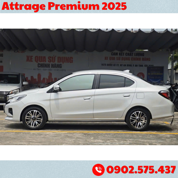 Mitsubishi Attrage Premium 2025 Qua Sử Dụng Chính Hãng
